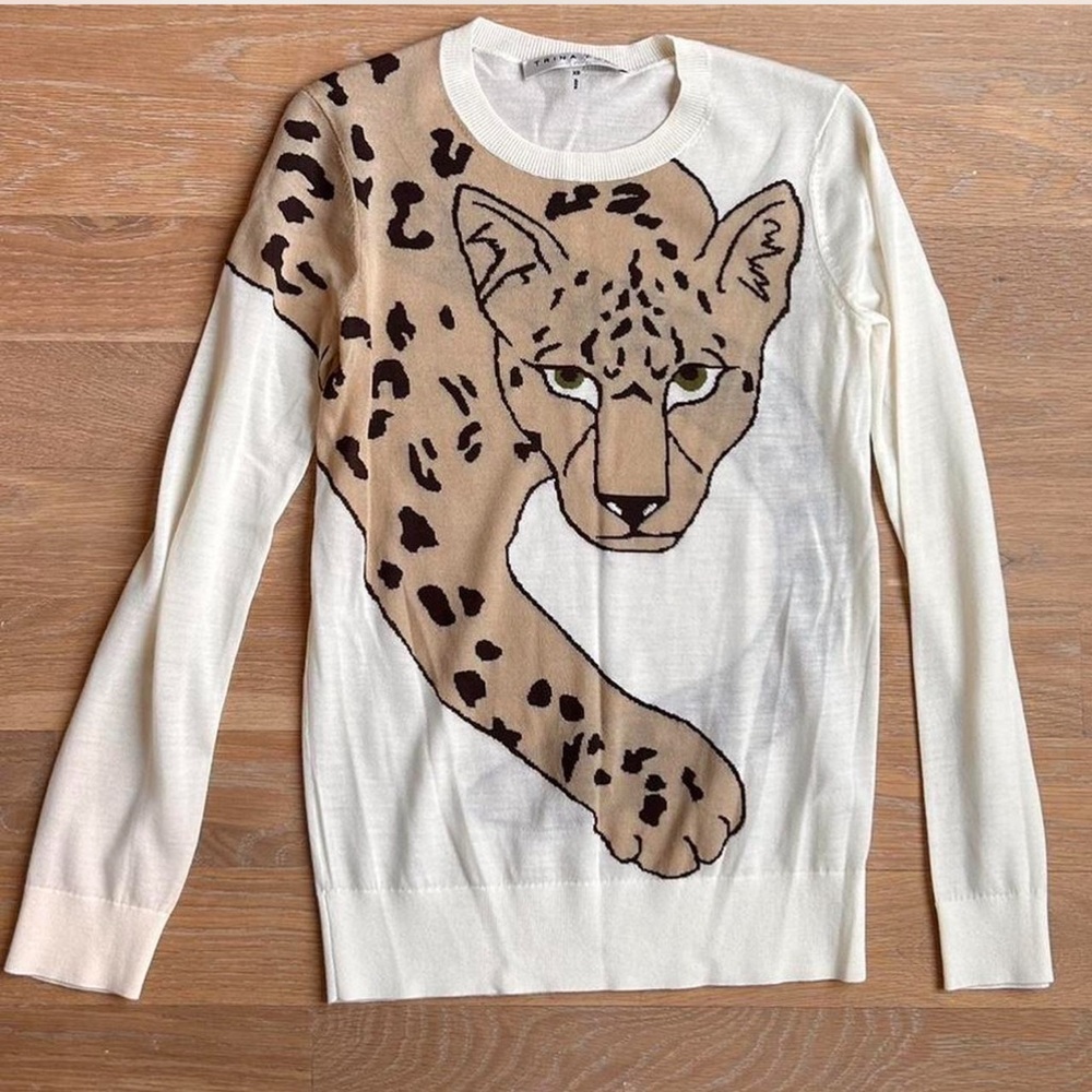 Fun leopard sweater!